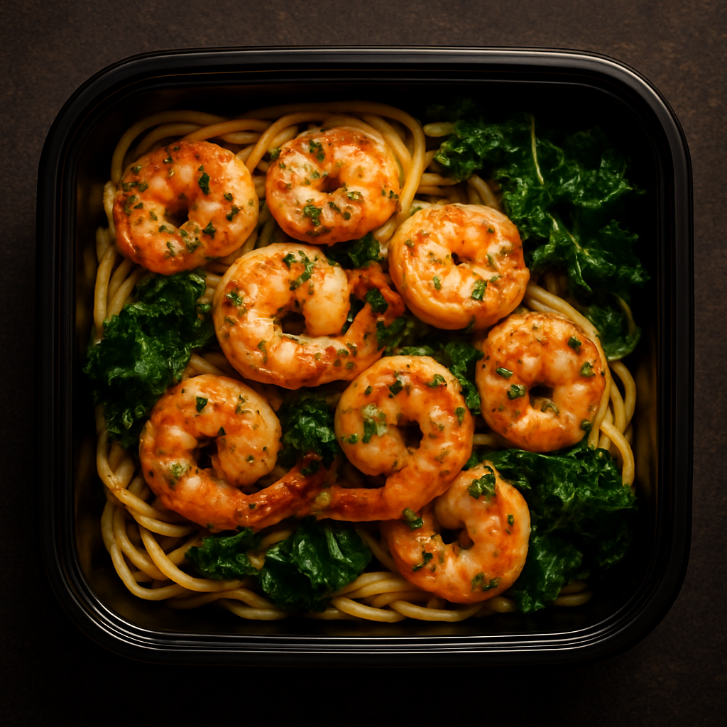 Garlic Herb Shrimp Pasta